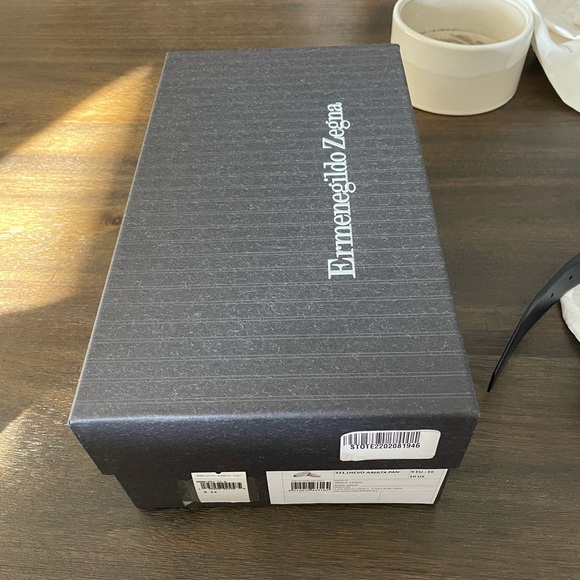 Zegna white sneakers men size 10 - Picture 3 of 9